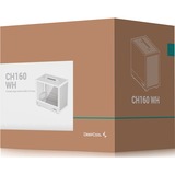 DeepCool CH160 , Tower-Gehäuse weiß, Tempered Glass