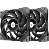 Thermaltake TOUGHFAN 12 Radiator Fan 120x120x25, Gehäuselüfter schwarz, 2er Pack