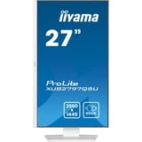 iiyama ProLite XUB2797QSU-W2, LED-Monitor 68.6 cm (27 Zoll), weiß (matt), QHD, IPS, USB-Hub, Adaptive Sync, 100Hz Panel