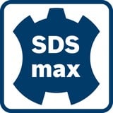 Bosch Staubabsaugung GDE max Professional, Staubsauger-Aufsatz blau, mit Adapter für Stockerplatten