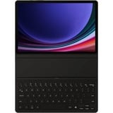 SAMSUNG Book Cover Keyboard Slim, Tablethülle schwarz, DE-Layout, Samsung Galaxy Tab S9 | S9 FE