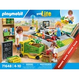 PLAYMOBIL 71648 My Life Bio-Supermarkt, Konstruktionsspielzeug 