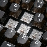 Sharkoon Crystal Shark, Gaming-Tastatur schwarz, DE-Layout, KTT