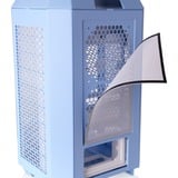 Thermaltake The Tower 250 , Tower-Gehäuse hellblau, Tempered Glass