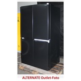 SAMSUNG RF65DG960EB1EF, French Door edelstahl (dunkel), Food Showcase-Tür, Cool Select+, Beverage Center