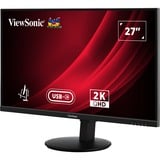 ViewSonic VG2709-2K-MHDU-2, LED-Monitor 69 cm (27 Zoll), schwarz, QHD, IPS, USB-C, USB-Hub, 100Hz Panel