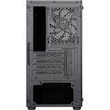 Aerocool Hexform G-BK-V2 , Tower-Gehäuse schwarz, Tempered Glass