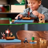 LEGO 21259 Minecraft Die Piratenschiffreise, Konstruktionsspielzeug 