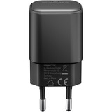 goobay USB-C Schnellladegerät Nano, PD, GaN, 65 Watt schwarz, 1x USB-C, Power Delivery 3.0