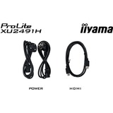 iiyama ProLite XU2491H-B1, LED-Monitor 60.5 cm (23.8 Zoll), schwarz (matt), FullHD, IPS, Adaptive-Sync, 100Hz Panel