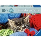 Ravensburger Feel Well & Puzzle - Wollkätzchen 100 Teile