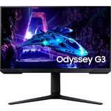 SAMSUNG Odyssey G30D S24DG300EU, Gaming-Monitor 61 cm (24 Zoll), schwarz, FullHD, VA, HDR10, 180Hz Panel