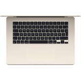 Apple MacBook Air (15") 2024 CTO, Notebook champagner, Polarstern, M3, 10-Core GPU, macOS, Deutsch, 38.9 cm (15.3 Zoll), 512 GB SSD