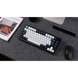 Keychron Q1 Max, Gaming-Tastatur schwarz/mehrfarbig, DE-Layout, Gateron Jupiter Red, Hot-Swap, Aluminiumrahmen, RGB