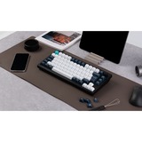 Keychron Q1 Max, Gaming-Tastatur schwarz/mehrfarbig, DE-Layout, Gateron Jupiter Red, Hot-Swap, Aluminiumrahmen, RGB