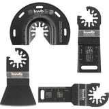 Einhell Multitool-Set 49708850, 4-teilig, Sägeblatt-Satz  für Holz, Kunststoff, für Multifunktionswerkzeuge