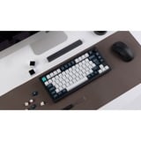 Keychron Q1 Max, Gaming-Tastatur schwarz/mehrfarbig, DE-Layout, Gateron Jupiter Banana, Hot-Swap, Aluminiumrahmen, RGB