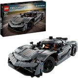 LEGO 42173 Technic Koenigsegg Jesko Absolut Supersportwagen in Grau, Konstruktionsspielzeug 