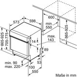 Bosch SBI4ECS28E Serie 4, Spülmaschine edelstahl (gebürstet)