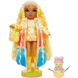 MGA Entertainment Rainbow High Winter Wonderland Doll - Sunny (Yellow), Puppe 