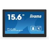 iiyama ProLite TW1623AS-B1P, LED-Monitor 39.5 cm (15.6 Zoll), schwarz (matt), FullHD, IPS, Touchscreen