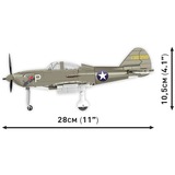 COBI Bell P-39D Airacobra, Konstruktionsspielzeug grau