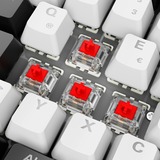 Sharkoon SKILLER SGK50 S2, Gaming-Tastatur weiß, DE-Layout, Gateron Red