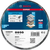 Bosch Expert Vliesscheibe N880 Ultrafein, Ø 150mm, Schleifblatt grau, 5 Stück, für Exzenterschleifer