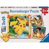 Ravensburger Kinderpuzzle Pokémon 3x 49 Teile