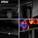 MSI MAG 271QPXDE QD-OLED E2, Gaming-Monitor 67.3 cm (26.5 Zoll), schwarz, WQHD, Adaptive-Sync, USB-C, 240Hz Panel