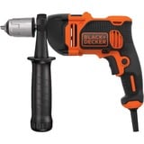 BLACK+DECKER Schlagbohrmaschine BEH850K orange/schwarz, Koffer, 850 Watt