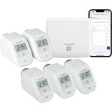 Homematic IP Smart Home Starter Set Heizen weiß, Homematic IP Access Point (HmIP-HAP), 3x Homematic IP Heizkörperthermostat - basic (HmIP-eTRV-B)