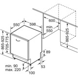 Neff S255HVX00E, Spülmaschine 