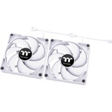 Thermaltake CT140 PC Cooling Fan White, Gehäuselüfter weiß, 2er Pack, 140 mm