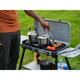 Campingaz Camping Kitchen 2 Multi Cook Plus, Gaskocher grau, 2 Kochfelder 2x 1,8 kW + Grillplatte 0,9 kW, Modell 2025