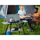 Campingaz Camping Kitchen 2 Multi Cook Plus, Gaskocher grau, 2 Kochfelder 2x 1,8 kW + Grillplatte 0,9 kW, Modell 2025