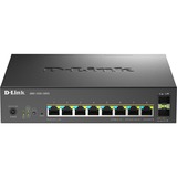 D-Link DMS-1250-10SPL/E, Switch schwarz, 120W PoE Budget