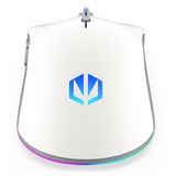 ENDORFY GEM Plus Onyx White, Gaming-Maus weiß/grau