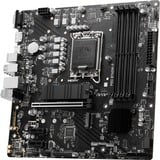 MSI PRO B760M-P, Mainboard schwarz