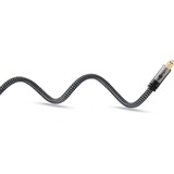 goobay Plus Toslink-Kabel schwarz/silber, 3 Meter