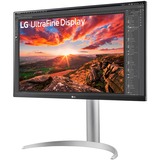 LG 27UP850K-W, LED-Monitor 68.6 cm (27 Zoll), silber/schwarz, UltraHD/4K, IPS, USB-C