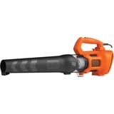 BLACK+DECKER Elektro-Axial-Gebläse BEBL185-QS, Laubbläser orange/schwarz, 1.850 Watt