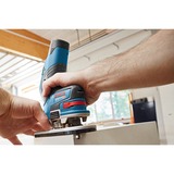 Bosch Akku-Kantenfräse GKF 12V-8 Professional, 12Volt, Oberfräse blau/schwarz, 2x Li-Ionen Akku 3,0Ah