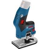 Bosch Akku-Kantenfräse GKF 12V-8 Professional solo, 12Volt, Oberfräse blau/schwarz, ohne Akku und Ladegerät, in L-BOXX