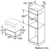 Bosch BIC510NS0 Serie 6, Wärmeschublade edelstahl