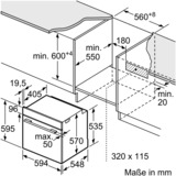 Bosch HBA573BS1 Serie | 4, Backofen edelstahl