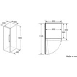 Bosch KSV36VBEP Serie 4, Vollraumkühlschrank schwarz