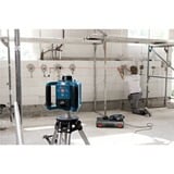 Bosch Rotationslaser GRL 300 HV Professional blau, rote Laserlinie und Lotpunkt, mit Halterung, Baustativ, Laser-Empfänger, im Koffer