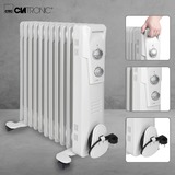 Clatronic Ölradiator RA 3737 weiß, 11 Heizrippen