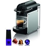 DeLonghi Nespresso Pixie EN 124.S, Kapselmaschine silber